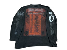 Load image into Gallery viewer, 1997 Cradle Of Filth &#39;The Rape And Ruin Of Europe Tour&#39; long sleeve
